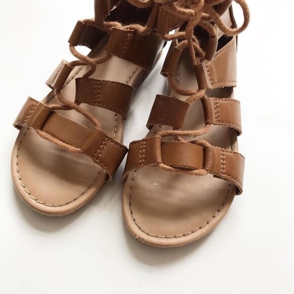Old Navy tan gladiator sandals VGUC size 5 & 10 - Picture 4 of 6